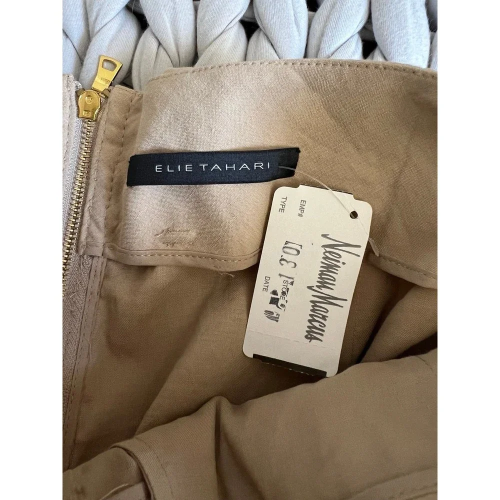 Elie Tahari‎ khaki dress skirt size 12 NWT